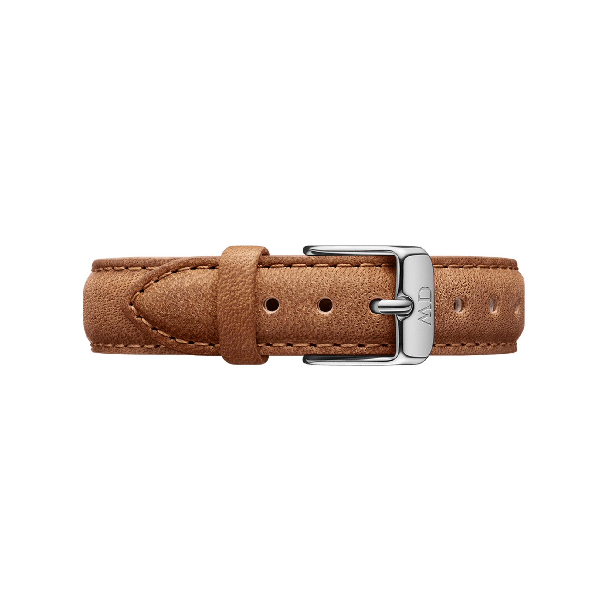 Daniel Wellington Tank Durhamブラウンベルト付 Durham - Watch strap in leather & silver 32mm | DW