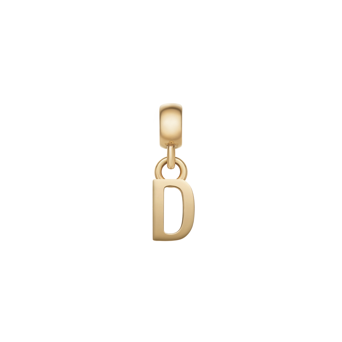 Letter Charm Gold