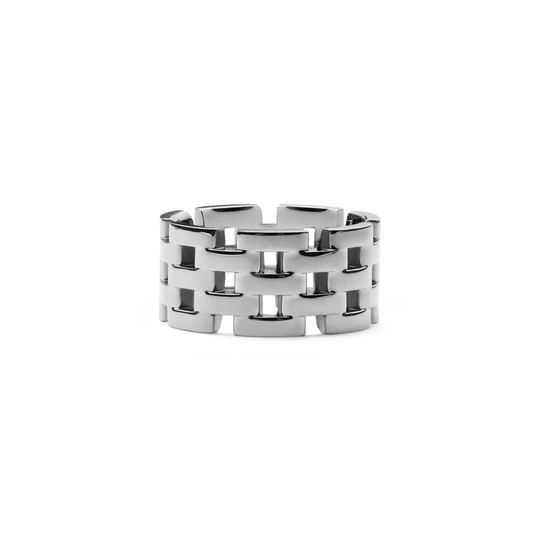 5-Link Ring Silver
