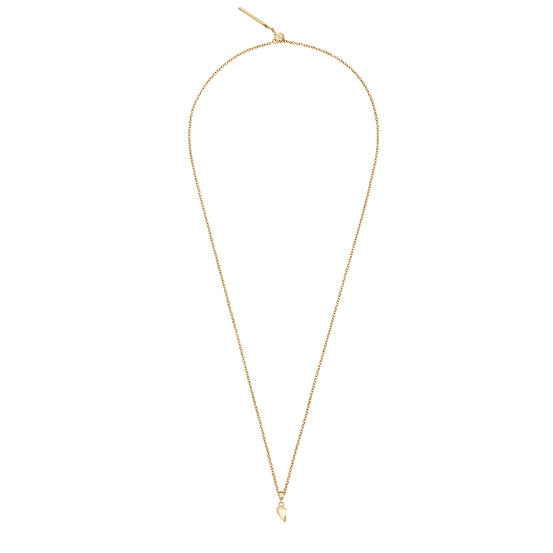 Broken Heart Charm Gold