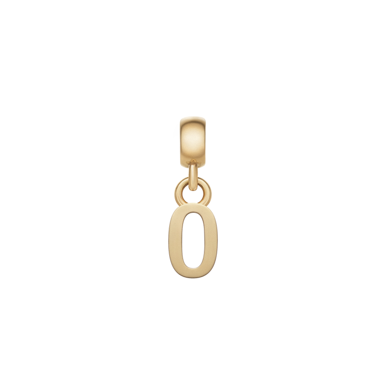 Letter Charm Gold