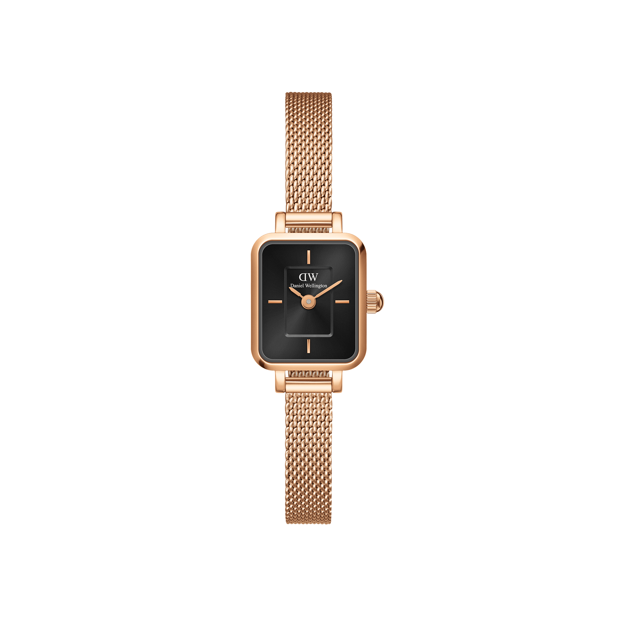 Quadro mini-onyx square dial watch for women | DW Quadro mini-onyx square dial watch for women | DW