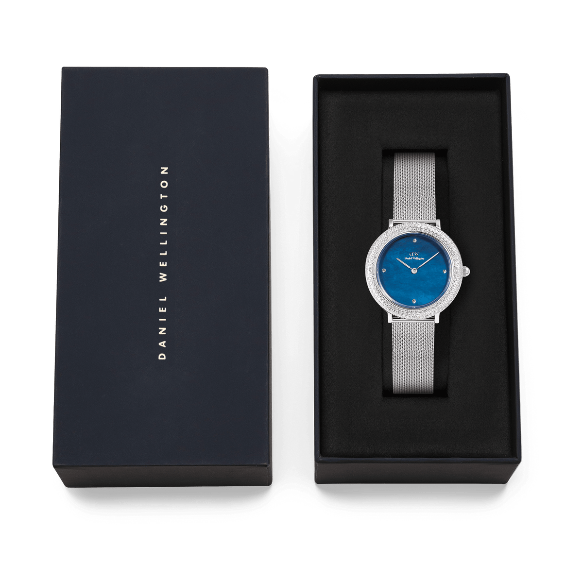 Crystalline Bezel Sterling Blue