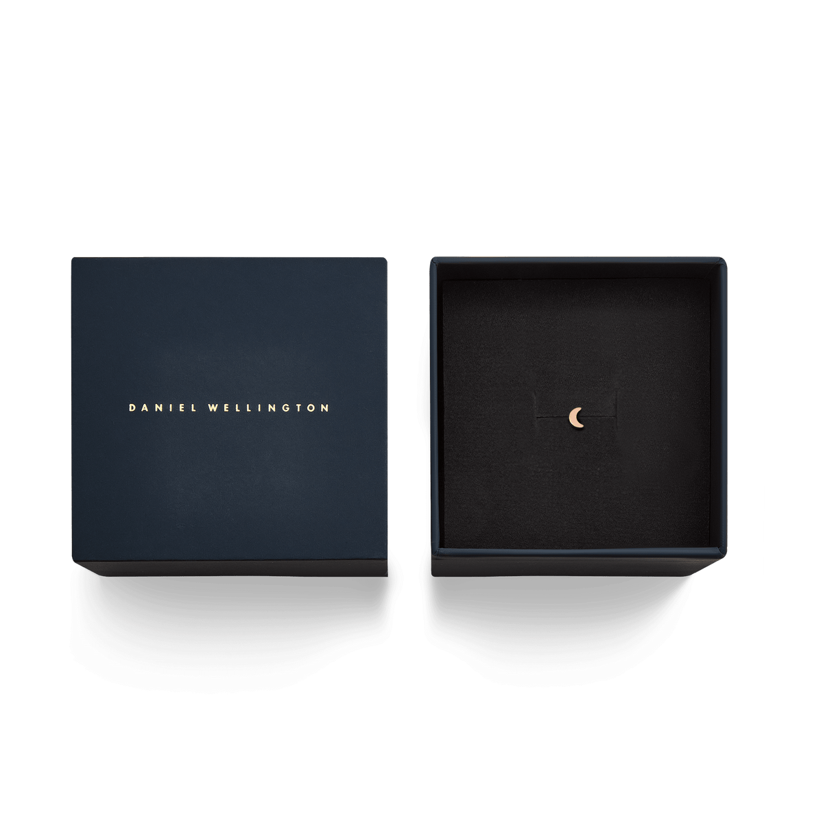 Moon Stud Rose Gold