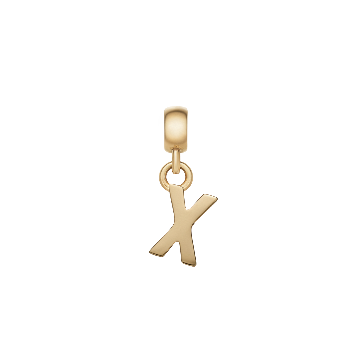 Letter Charm Gold