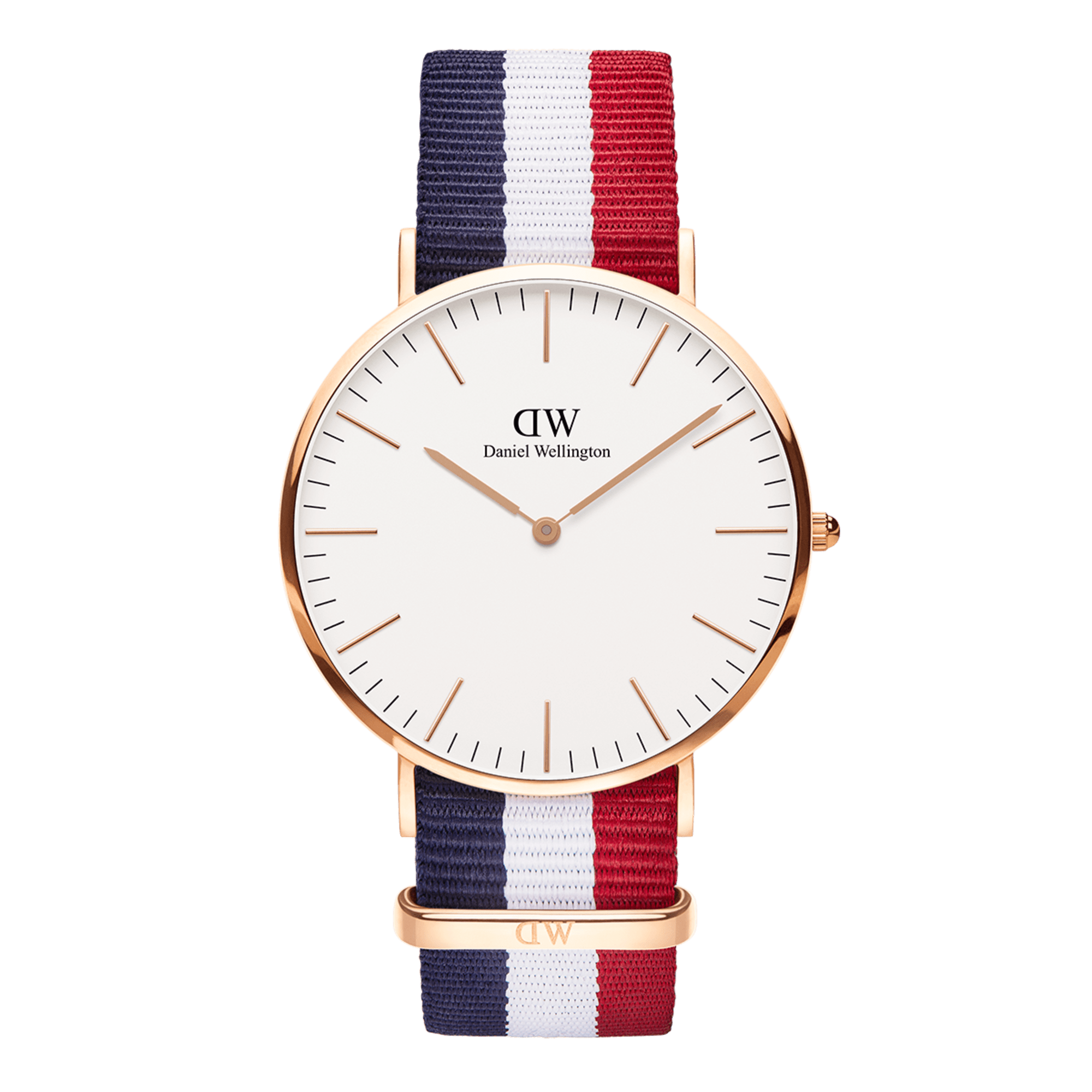 Cambridge - Men's rose gold watch with NATO band 40mm | DW Cambridge - Men's rose gold watch with NATO band 40mm | DW