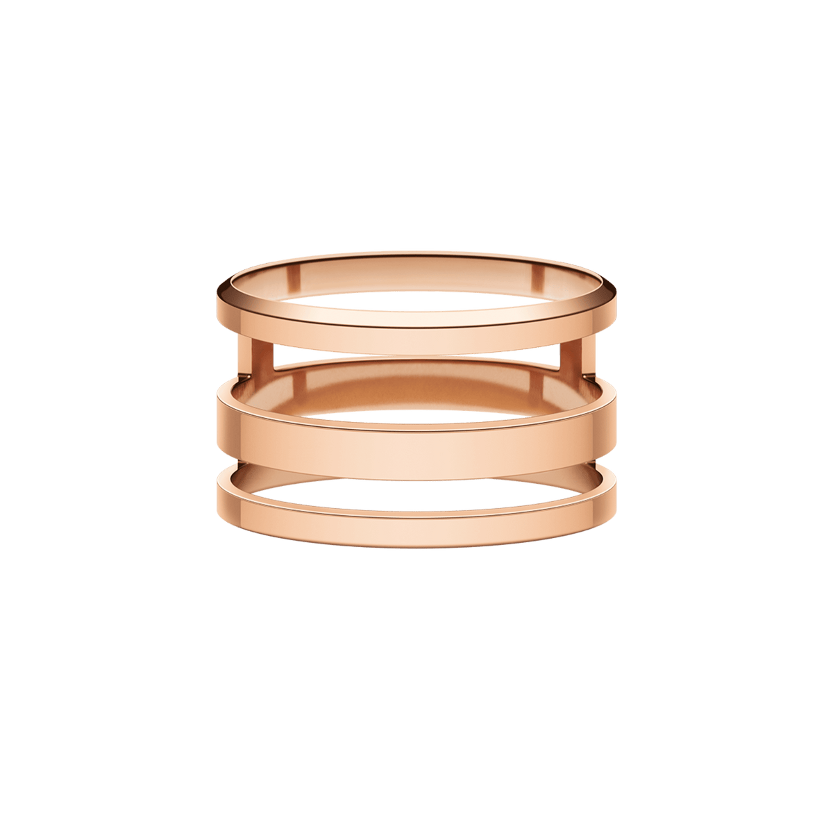 Elan Triad Ring Rose Gold
