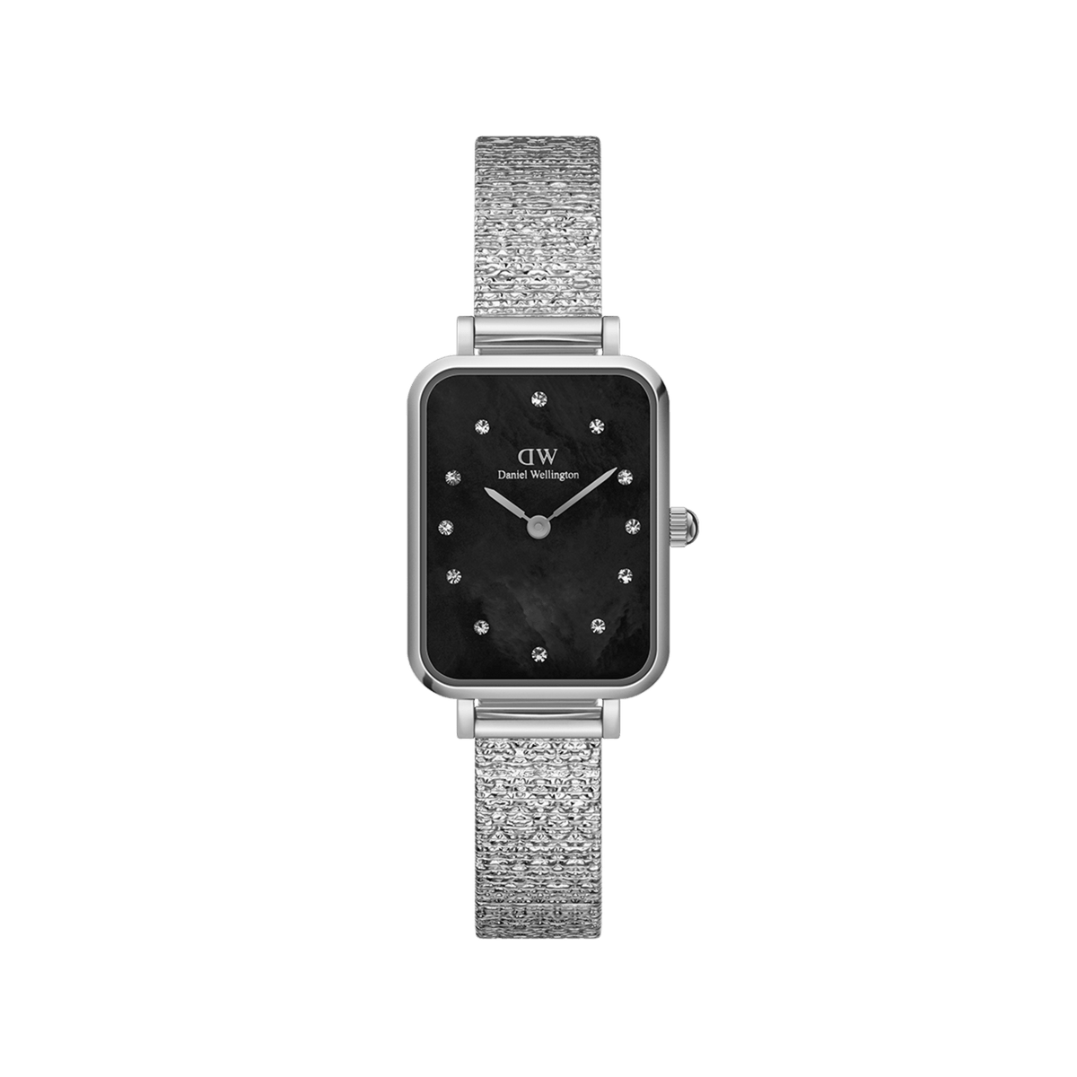 Quadro Lumine Pressed Piano Black MoP Silver