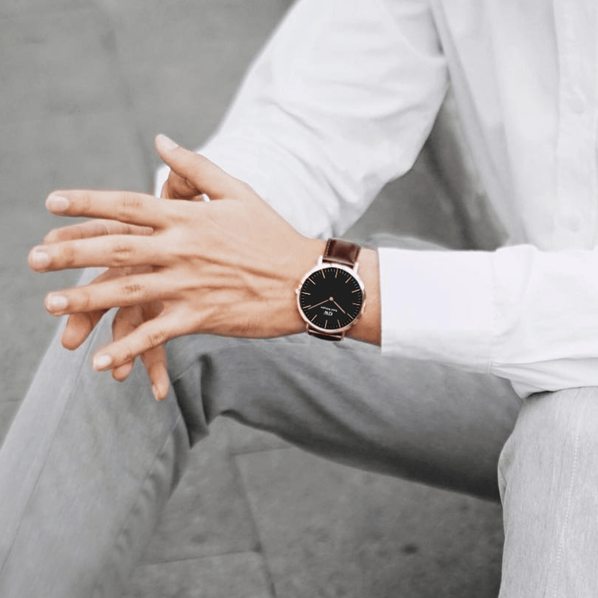 Classic Bristol Black Rose Gold
