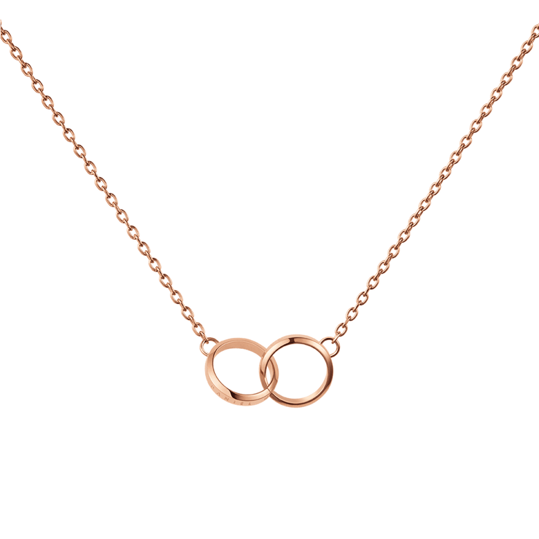 Elan Unity Necklace Rose Gold