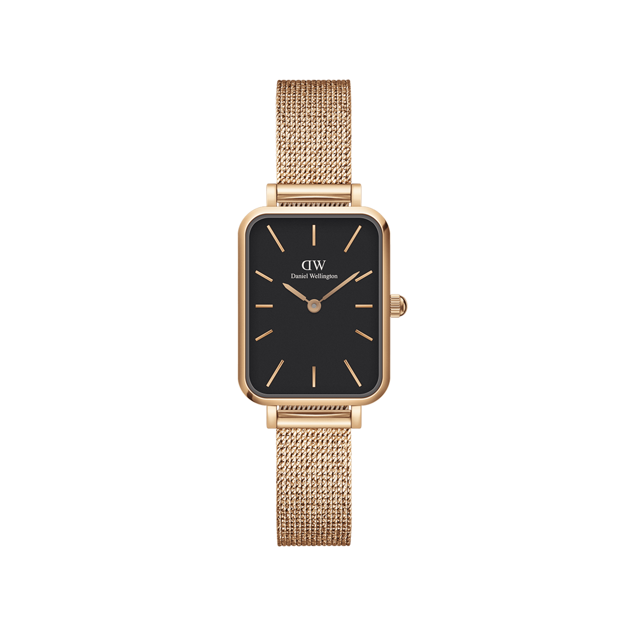 ダニエルウェリントンQuadro Pressed Melrose Quadro - Square watch for women in rose gold | DW