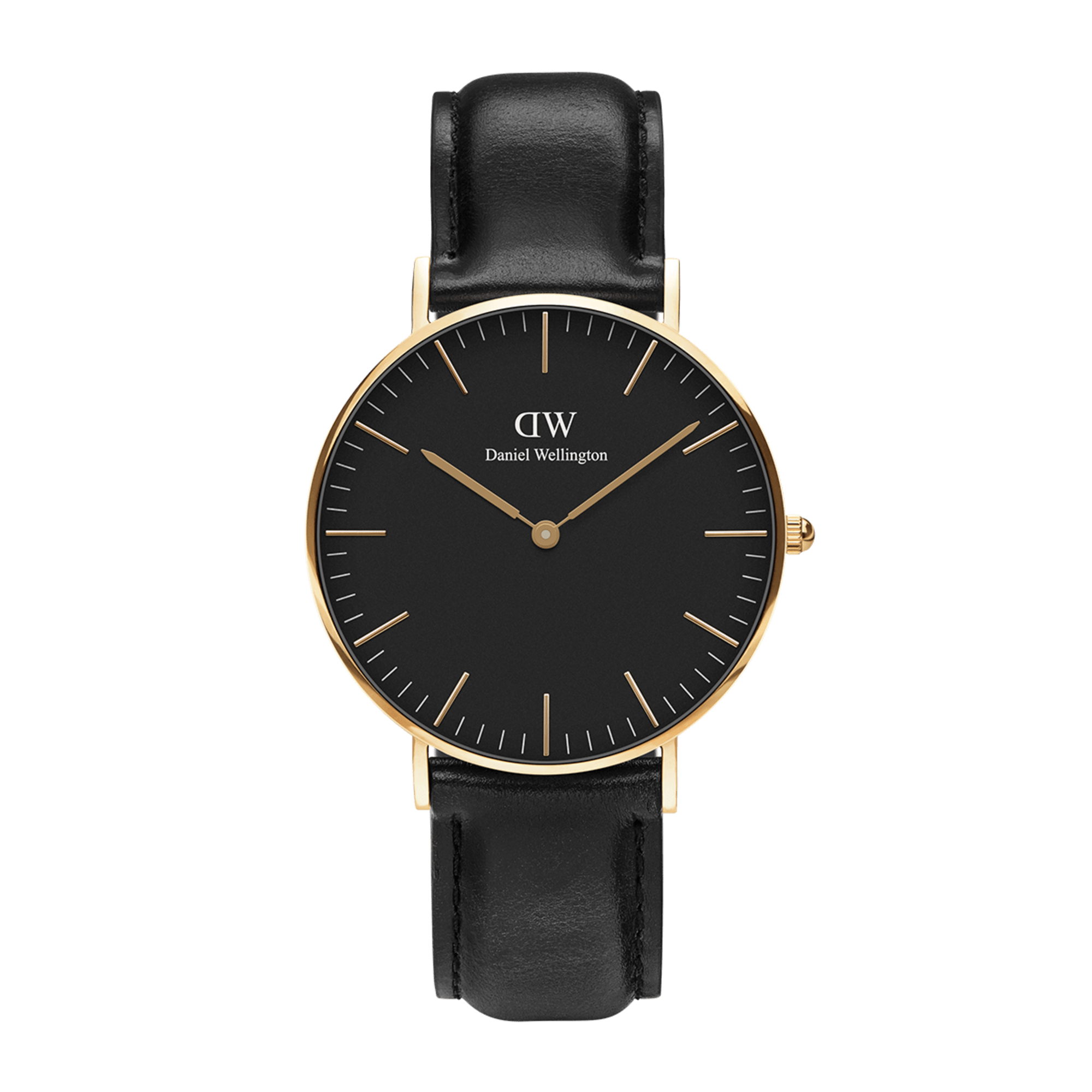 Classic Sheffield - Gold Watch with Black Dial | DW Classic Sheffield - Gold Watch with Black Dial | DW
