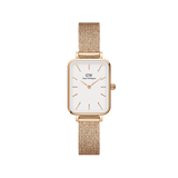 Quadro - Square watch in rose gold for women | DW