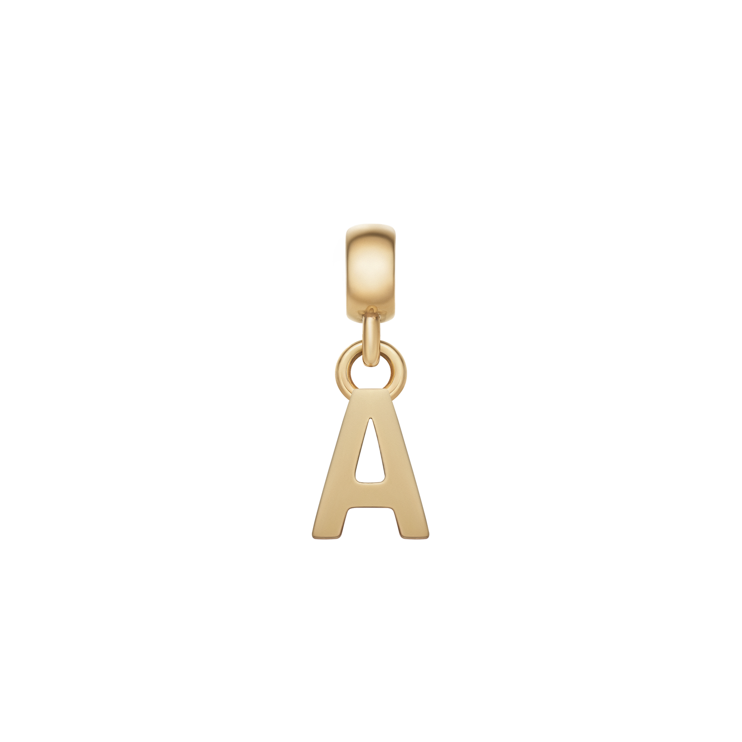 Letter Charm Gold