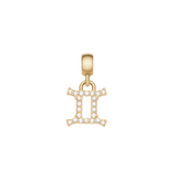 Crystal Zodiac Charm Gold