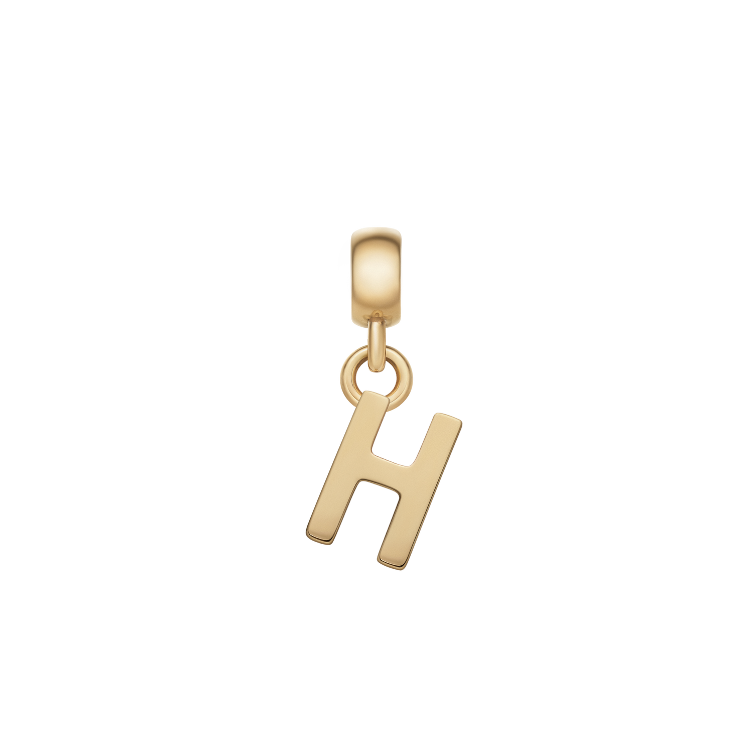 Letter Charm Gold