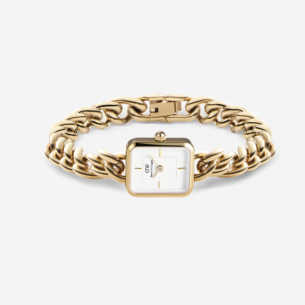 Quadro Roman Numerals 5-Link Silver