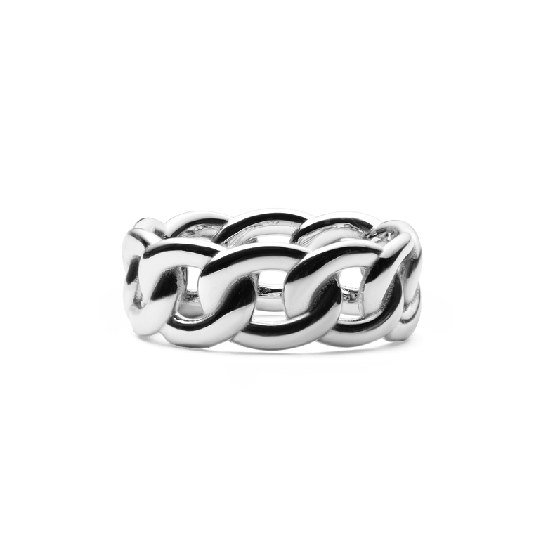 Chunky Chain Ring Silver