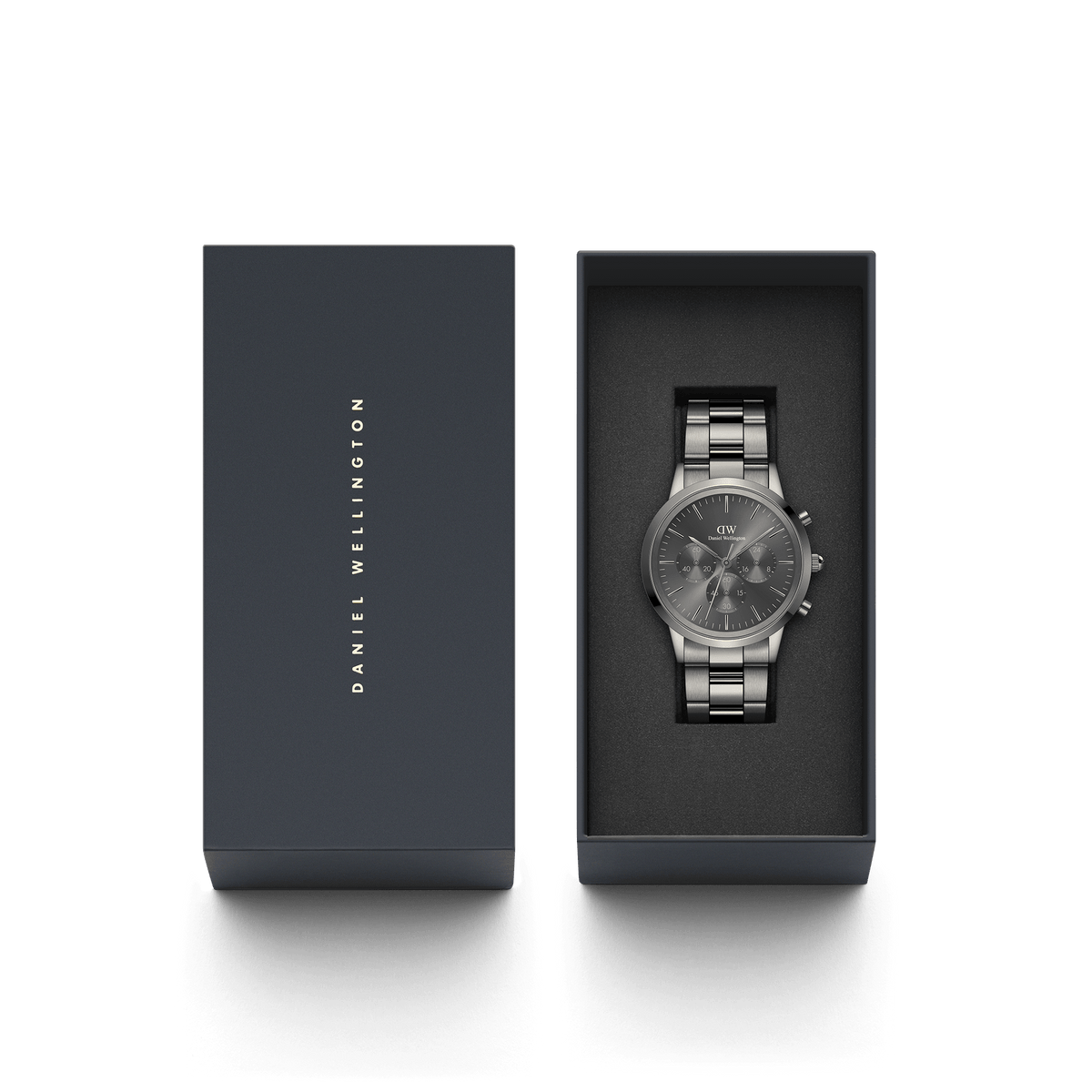 Iconic Chronograph Link Graphite Iconic Chronograph Link Graphite