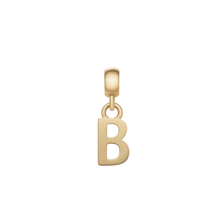 Letter Charm Gold