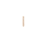 Crystal Bar Stud Gold