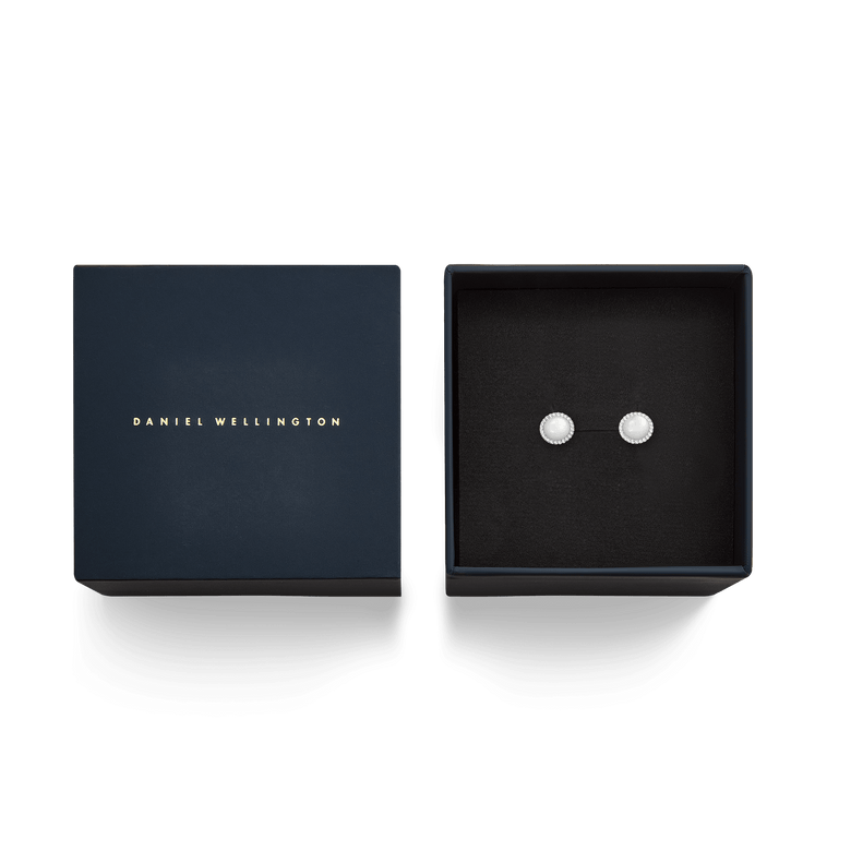Audrey Earrings Mother of Pearl Silver