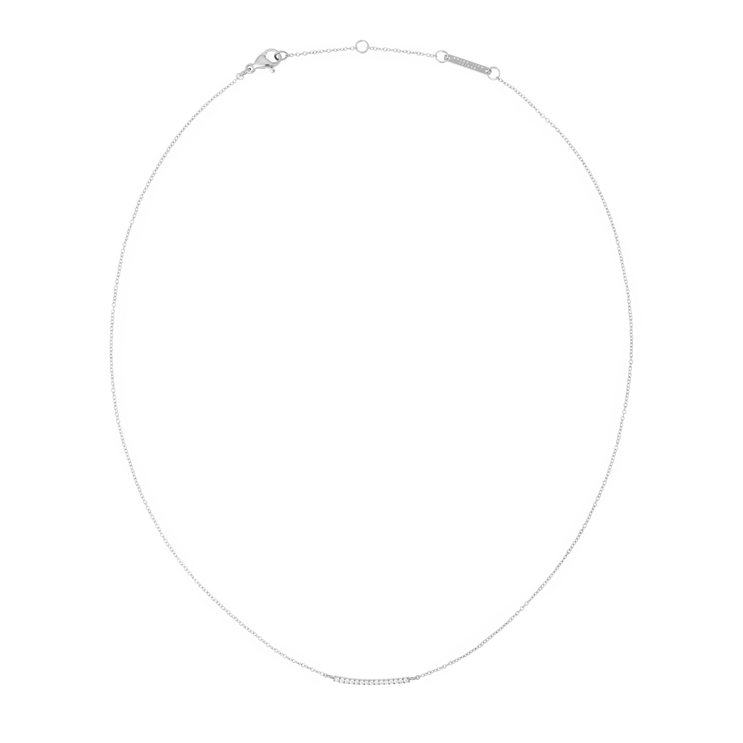 Mirelle Eternity Necklace Silver