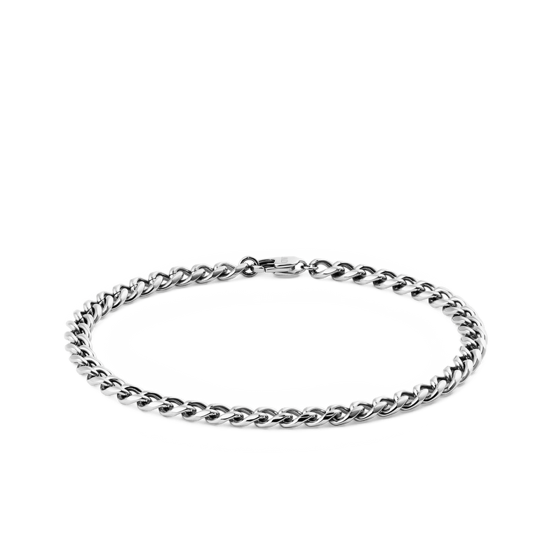 Ellipse 4mm Bracelet Silver