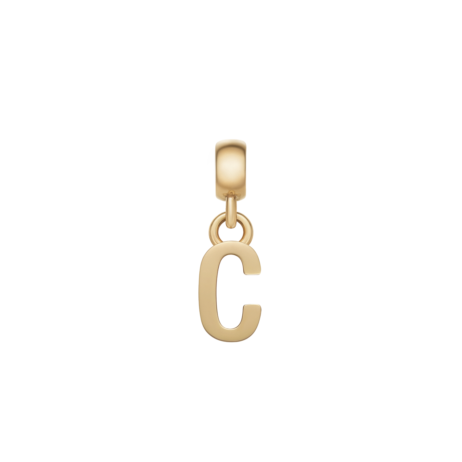 Letter Charm Gold