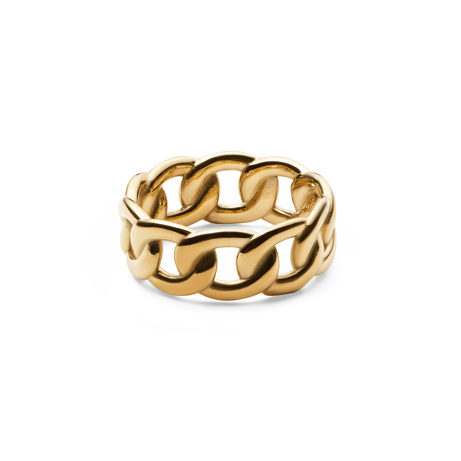 Chunky Chain Ring Gold