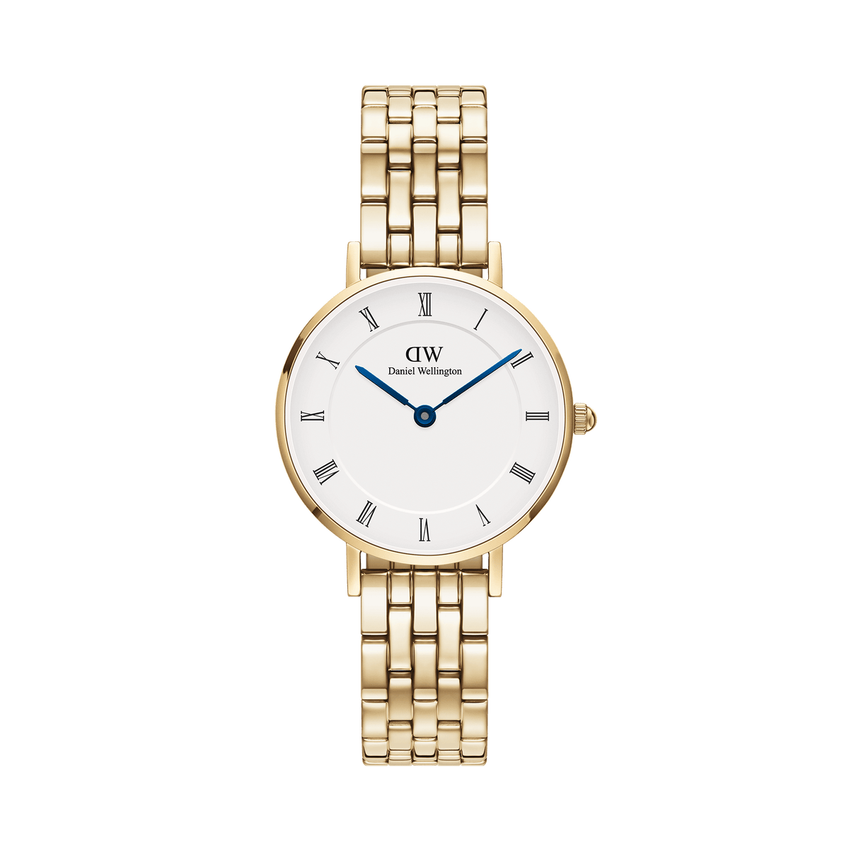 Petite Roman Numerals 5-Link Gold Petite Roman Numerals 5-Link Gold