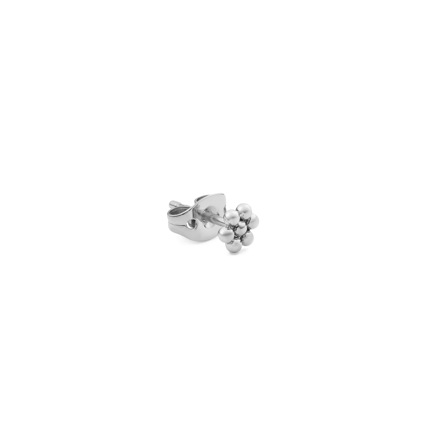 Flower Stud Silver