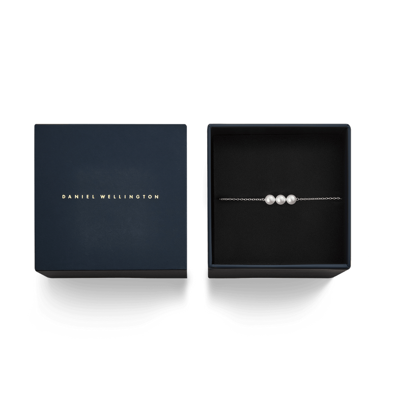 Pearl Trio Bracelet Silver