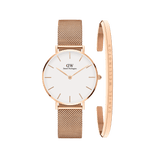 Petite Melrose & Bracelet Rose Gold Set