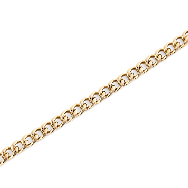 Ellipse 4mm Bracelet Gold