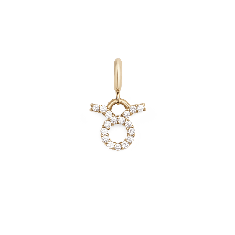 Zodiac Watch Charm Gold