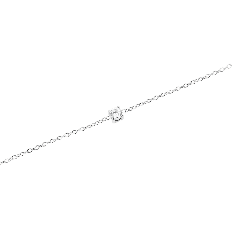 Mirelle Solitaire Bracelet Silver
