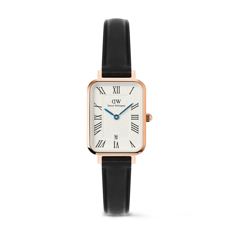 Quadro Roman Numerals Date Sheffield Rose Gold