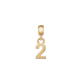 Number Charm Gold