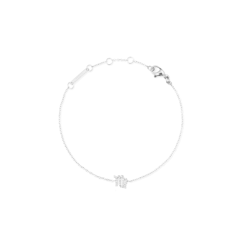 Crystal Zodiac Chain Bracelet Silver