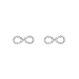 Mirelle Infinity Earrings Silver