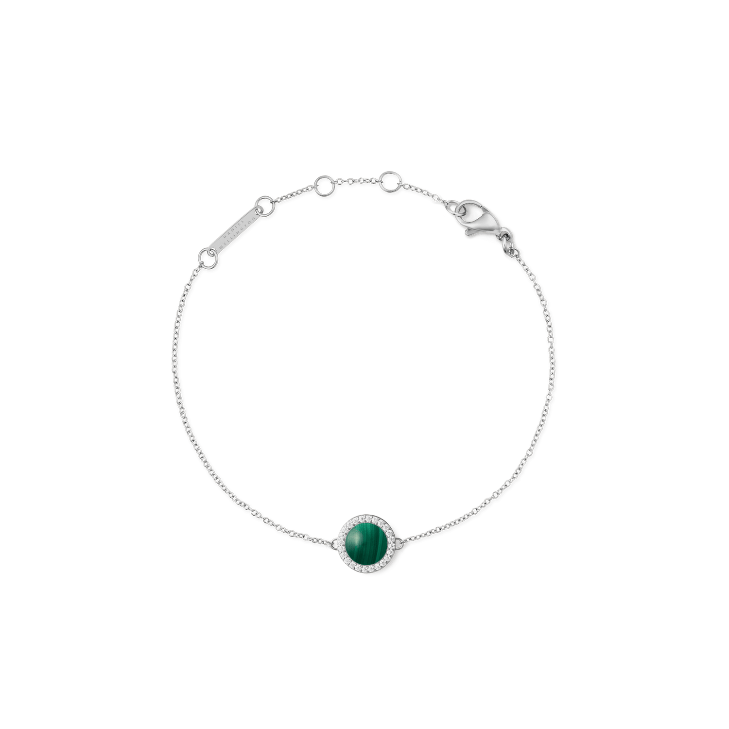 Audrey Bracelet Malachite Silver