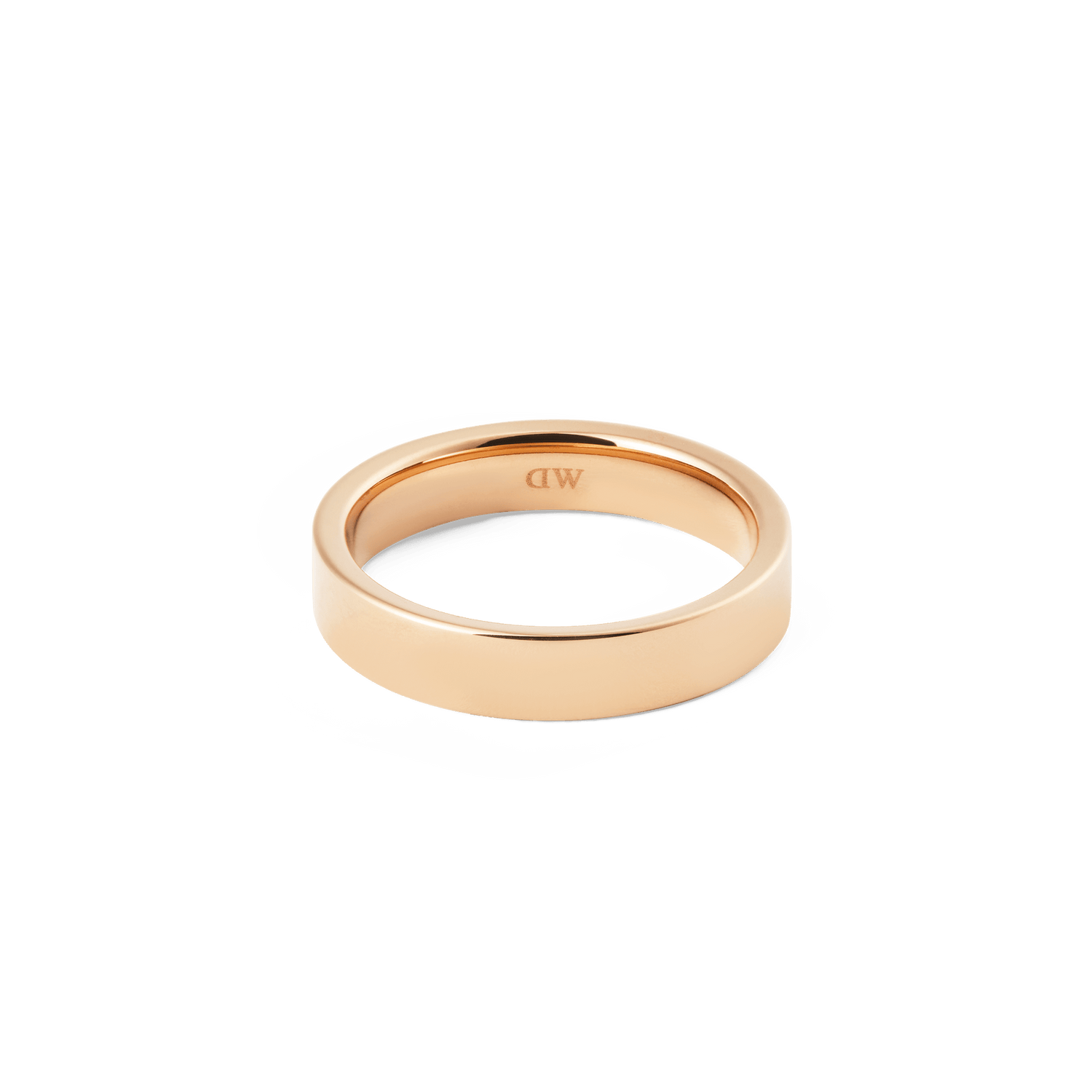 Line Ring Polished Rose Gold 4.5mm