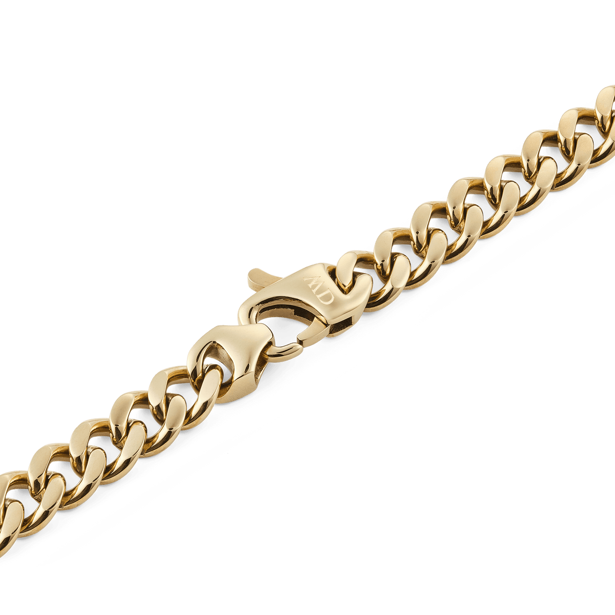 Ellipse Cuban Chain Necklace Gold