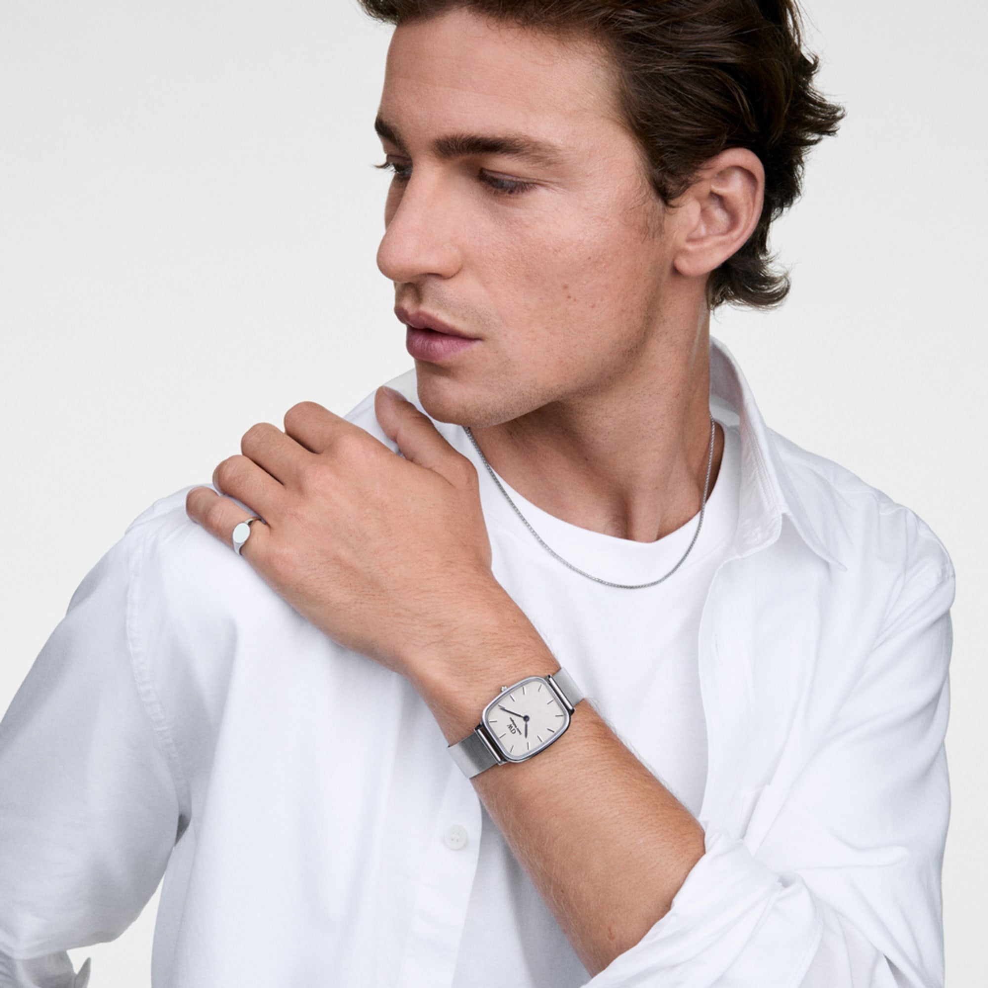 腕時計 Daniel Wellington Iconic Chronograph Link Onyx G