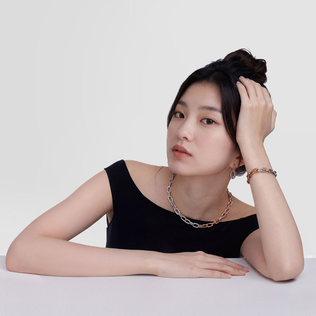 Daniel Wellington DW Contrast Link One Size Rose Gold Daniel Wellington DW Contrast Link One Size Rose Gold