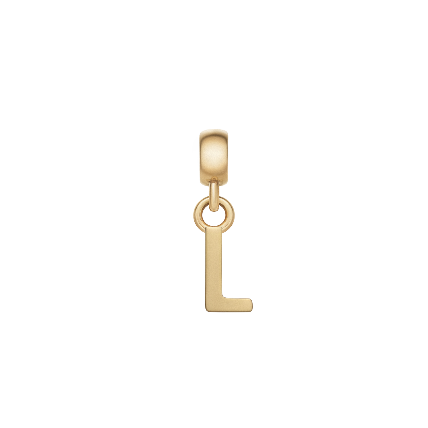 Letter Charm Gold