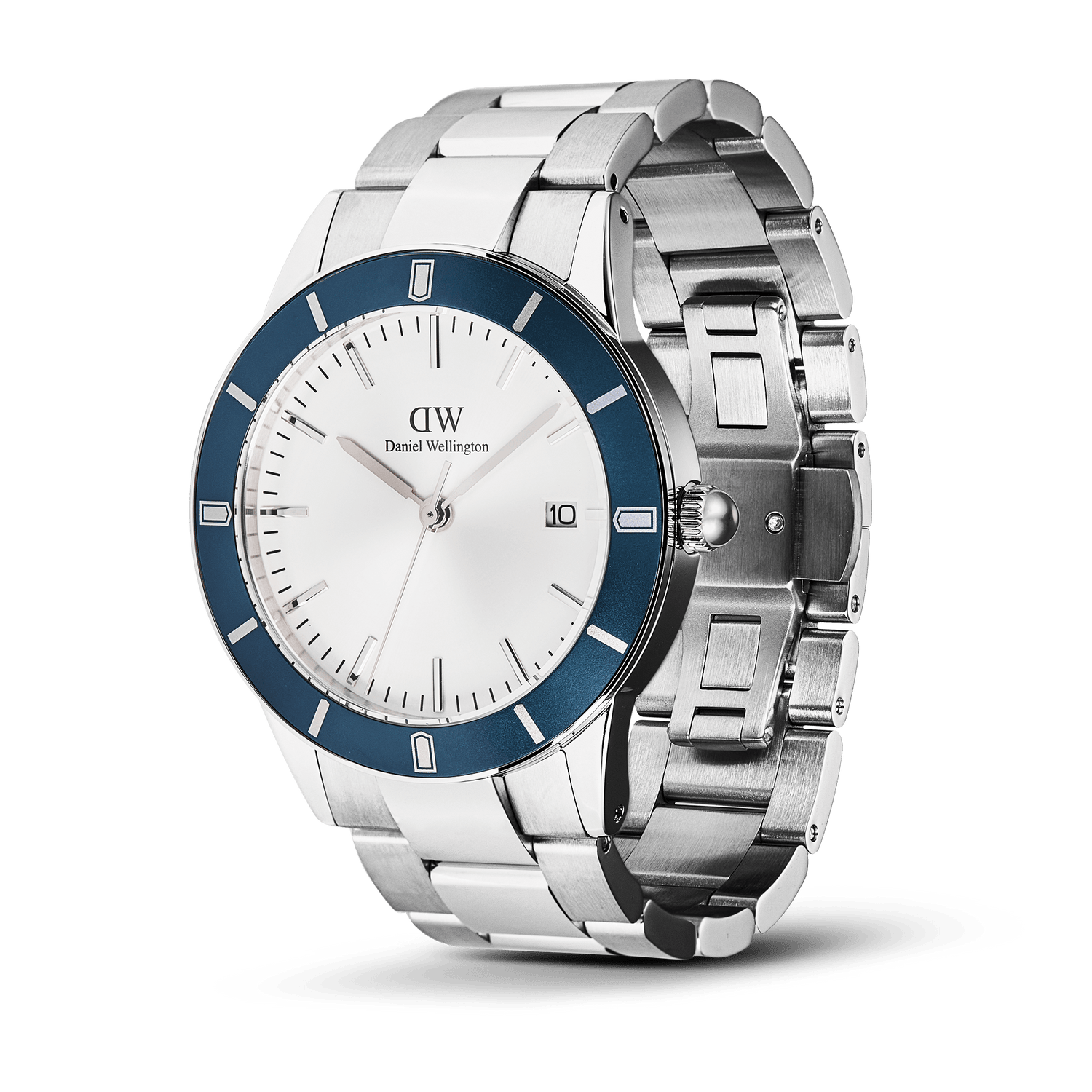 Iconic Paradigma Link Blue Bezel Silver Iconic Paradigma Link Blue Bezel Silver