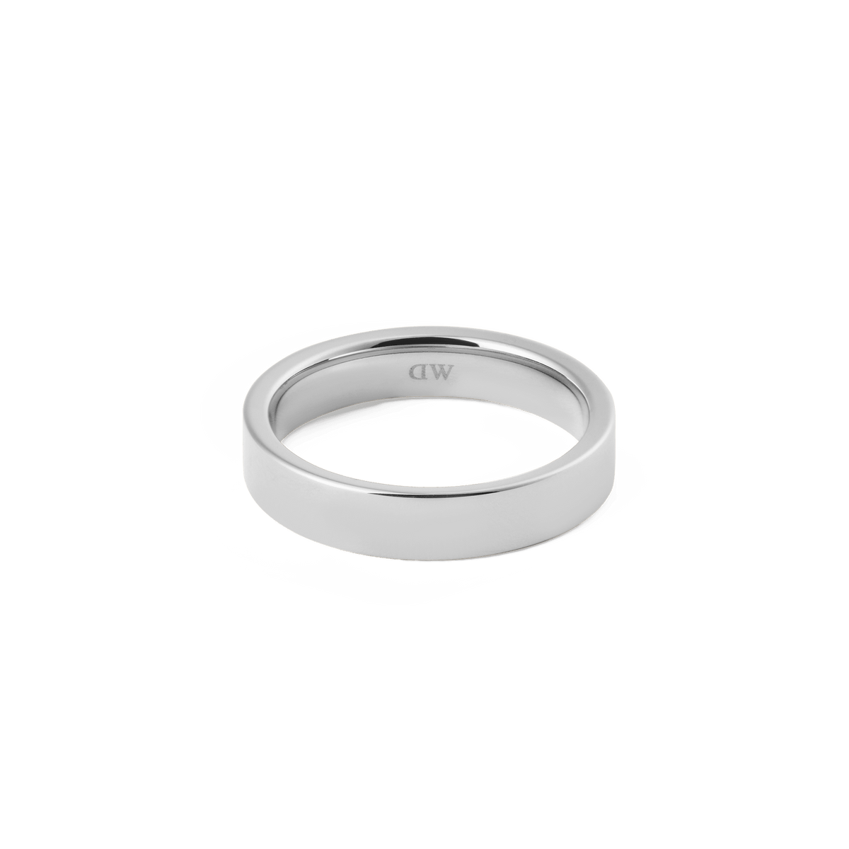 Line Ring Polished Silver 4.5mm