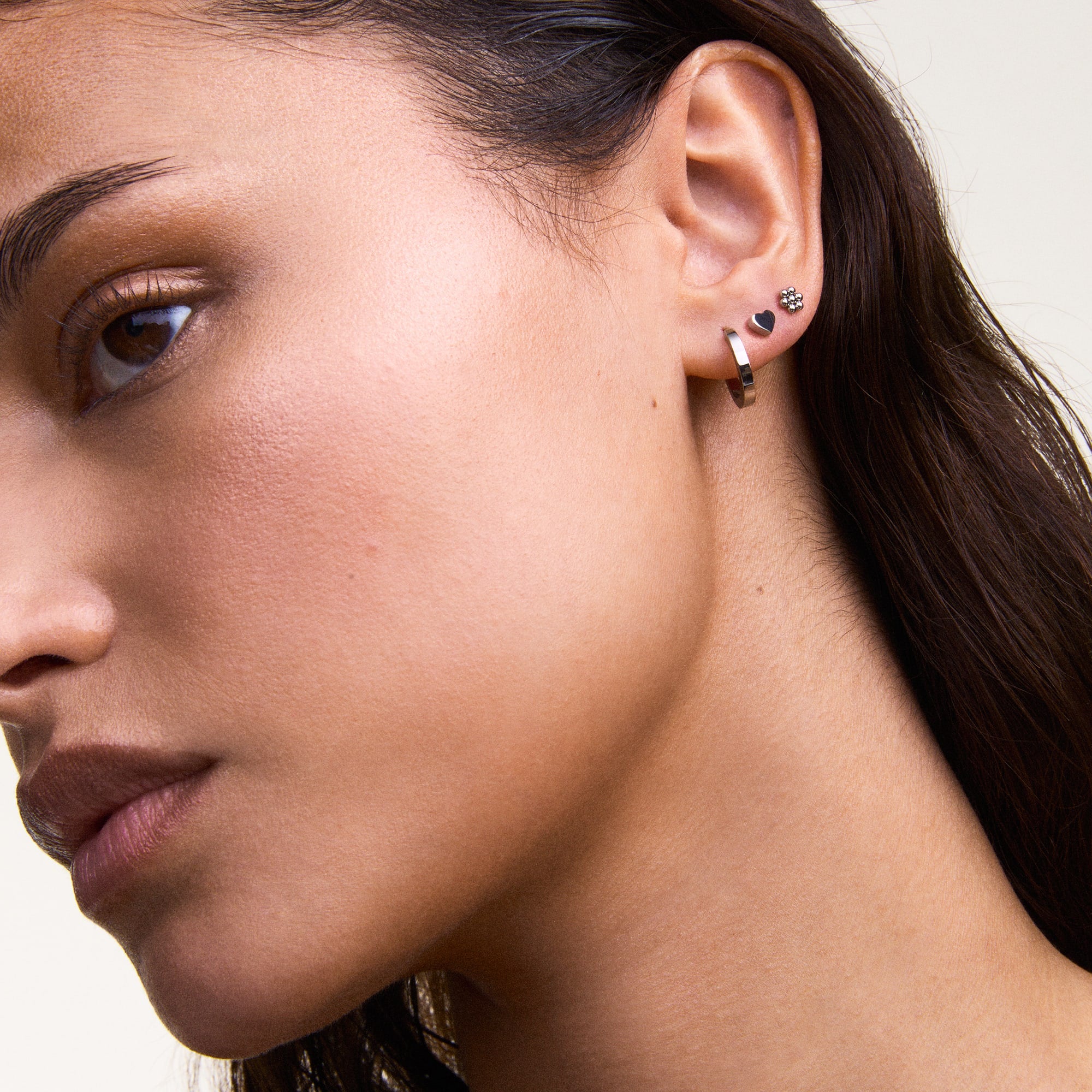 [美品]Daniel Wellington フープピアス Hoop Earring Silver